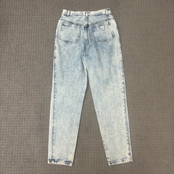 Vintage Palmettos Mom Jeans Womens  11 Acid Wash Cotton High Rise Tapered 25X28 - Picture 2 of 12